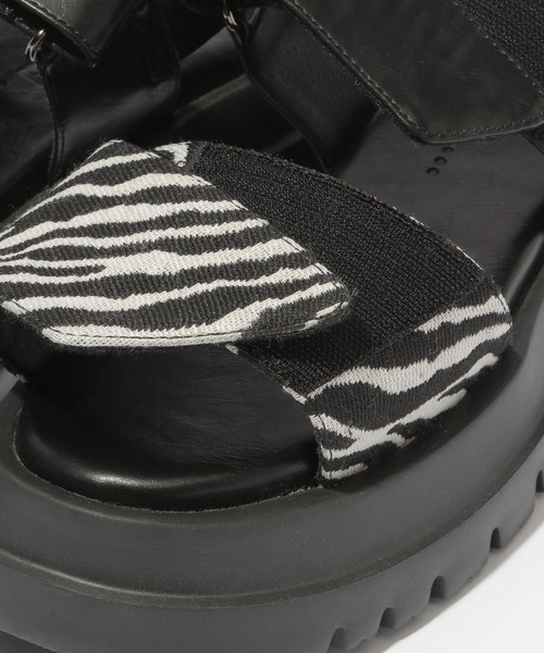 niko and...（ニコアンド）の「オリジナルボリュームサンダル（サンダル・レディース・ブラック/アイボリー/その他1・SMALL/MEDIUM/LARGE）」の9枚目の写真