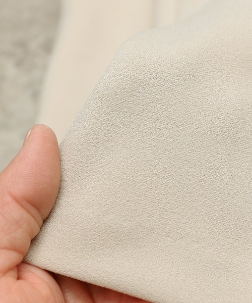 reca（レカ）の「美シルエットジョーゼットテーパードパンツ（スラックス・レディース・ブラック/ベージュ/ブルー/グリーン/ダークグリーン/パープル/グリーン系1/グリーン系2/ラベンダー・M/L）」の19枚目の写真