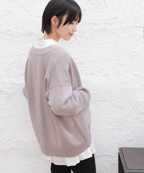 LAKOLE（ラコレ）の「12Gコットンタッチショートカーディガン / 263746