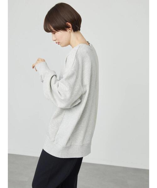 AMERICAN HOLIC（アメリカンホリック）の「切り替えロゴ裏毛プルオーバー（スウェット・レディース・ホワイト系その他/グレー系その他・FREE）」の4枚目の写真