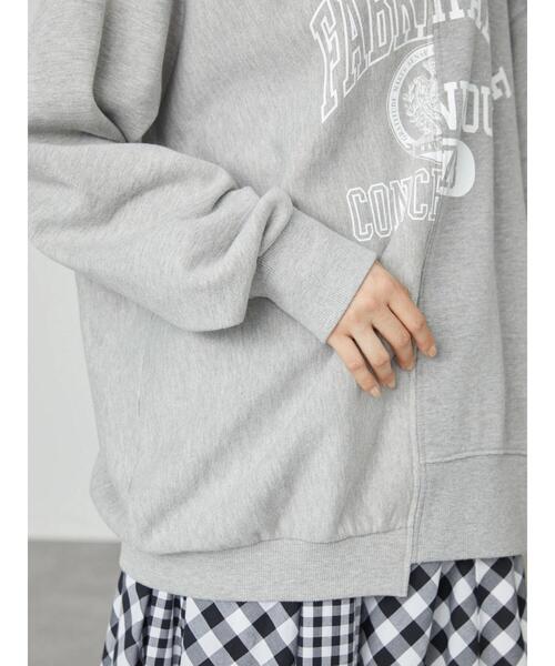 AMERICAN HOLIC（アメリカンホリック）の「切り替えロゴ裏毛プルオーバー（スウェット・レディース・ホワイト系その他/グレー系その他・FREE）」の11枚目の写真