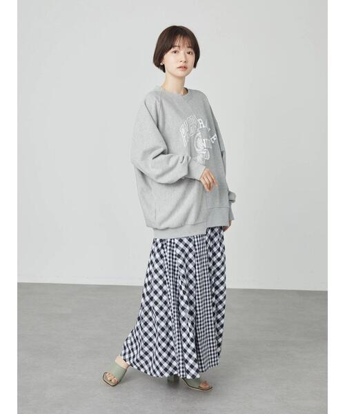 AMERICAN HOLIC（アメリカンホリック）の「切り替えロゴ裏毛プルオーバー（スウェット・レディース・ホワイト系その他/グレー系その他・FREE）」の17枚目の写真