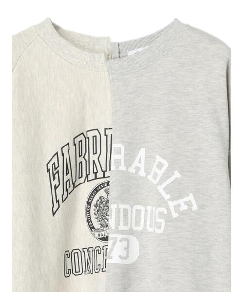 AMERICAN HOLIC（アメリカンホリック）の「切り替えロゴ裏毛プルオーバー（スウェット・レディース・ホワイト系その他/グレー系その他・FREE）」の21枚目の写真