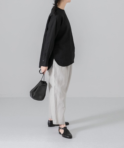 かぐれ　今期 リネンコットンサルエルパンツ　ブラック かぐれ｜リネンコットンサルエルパンツ | Rakuten Fashion(楽天