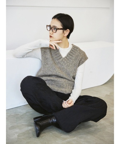 TODAYFUL（トゥデイフル）の「ジャガードカーゴパンツ（その他パンツ・レディース・ブラック/クリーム・36inch/38inch）」の20枚目の写真