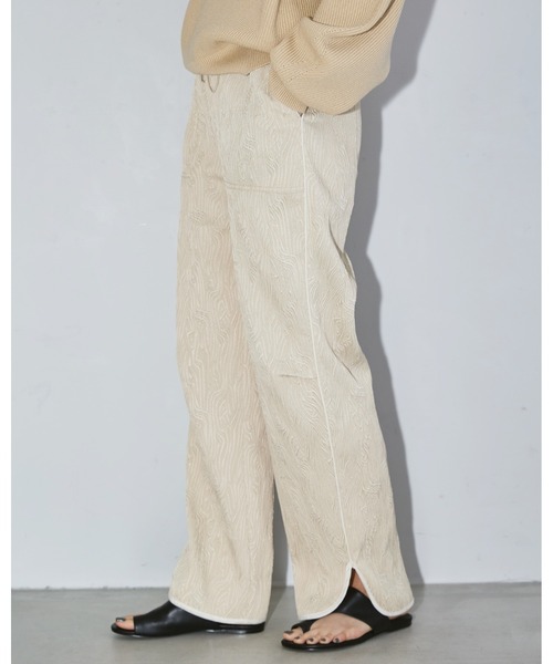 TODAYFUL（トゥデイフル）の「ジャガードカーゴパンツ（その他パンツ・レディース・ブラック/クリーム・36inch/38inch）」の21枚目の写真