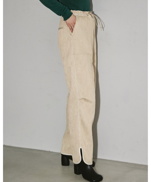 TODAYFUL（トゥデイフル）の「ジャガードカーゴパンツ（その他パンツ・レディース・ブラック/クリーム・36inch/38inch）」の10枚目の写真