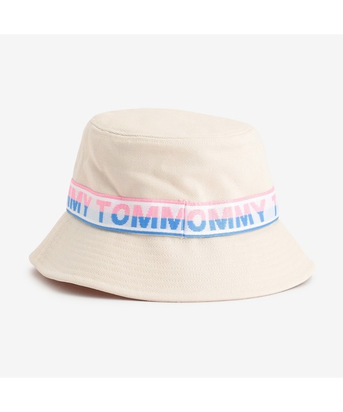 TOMMY HILFIGER（トミーヒルフィガー）の「ロゴテープバケットハット（ハット・キッズ・マルチ・SMALL/LARGE）」の5枚目の写真