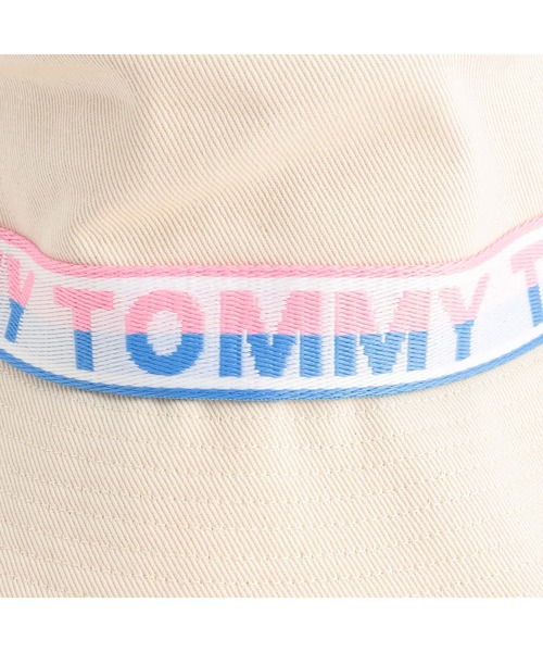 TOMMY HILFIGER（トミーヒルフィガー）の「ロゴテープバケットハット（ハット・キッズ・マルチ・SMALL/LARGE）」の3枚目の写真