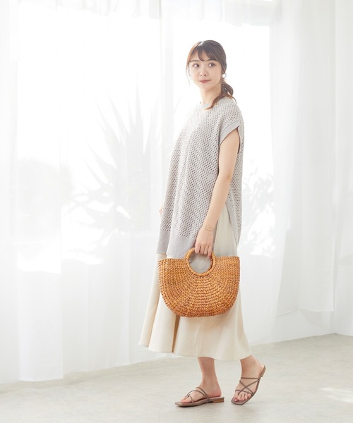 menue(メヌエ)の「2way華奢ストラップサンダル(サンダル・レディース・アッシュグレー/グリーン/ブラウン/ブラック/アイボリー/シルバー/オレンジ・LL/3L/S/M/L/XS)」の12枚目の写真