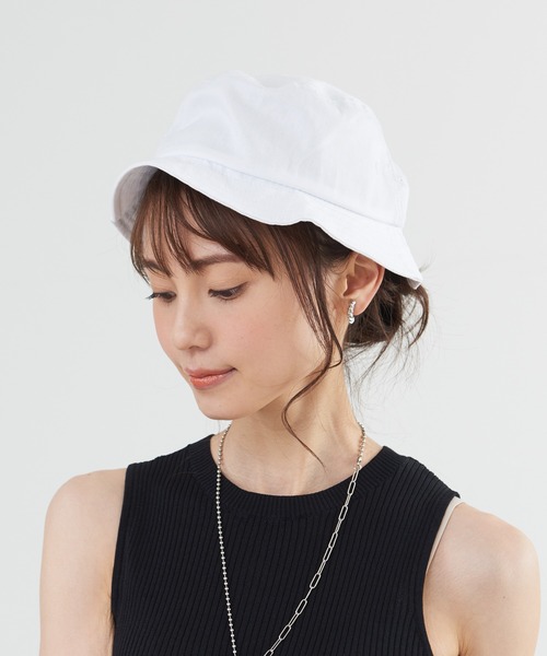 abahouse mavie（アバハウスマヴィ）の「バゲットハット（ハット・レディース・カーキ/ホワイト/ブラック・フリー）」の6枚目の写真