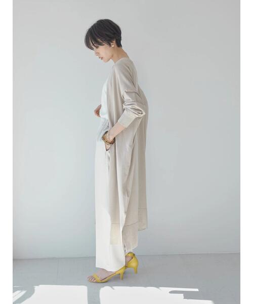 AMERICAN HOLIC(アメリカンホリック)の「UVカット丈違いニュアンスカーディガン(カーディガン/ボレロ・レディース・ライトベージュ/チャコールグレー/ブラック・L/M)」の4枚目の写真