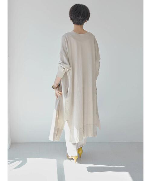 AMERICAN HOLIC(アメリカンホリック)の「UVカット丈違いニュアンスカーディガン(カーディガン/ボレロ・レディース・ライトベージュ/チャコールグレー/ブラック・L/M)」の5枚目の写真