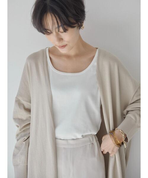 AMERICAN HOLIC(アメリカンホリック)の「UVカット丈違いニュアンスカーディガン(カーディガン/ボレロ・レディース・ライトベージュ/チャコールグレー/ブラック・L/M)」の7枚目の写真