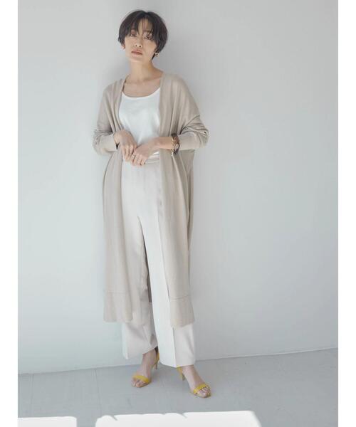 AMERICAN HOLIC(アメリカンホリック)の「UVカット丈違いニュアンスカーディガン(カーディガン/ボレロ・レディース・ライトベージュ/チャコールグレー/ブラック・L/M)」の13枚目の写真