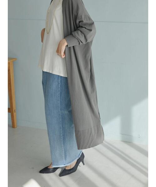 AMERICAN HOLIC(アメリカンホリック)の「UVカット丈違いニュアンスカーディガン(カーディガン/ボレロ・レディース・ライトベージュ/チャコールグレー/ブラック・L/M)」の19枚目の写真