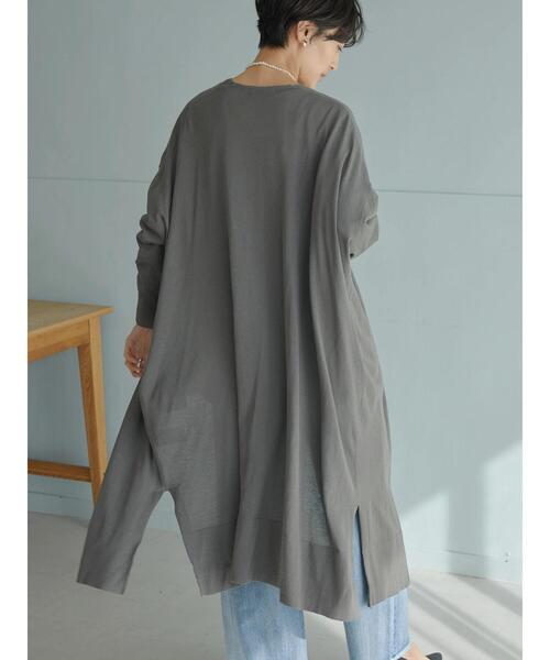 AMERICAN HOLIC(アメリカンホリック)の「UVカット丈違いニュアンスカーディガン(カーディガン/ボレロ・レディース・ライトベージュ/チャコールグレー/ブラック・L/M)」の20枚目の写真