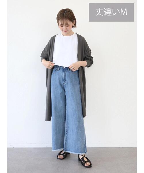 AMERICAN HOLIC(アメリカンホリック)の「UVカット丈違いニュアンスカーディガン(カーディガン/ボレロ・レディース・ライトベージュ/チャコールグレー/ブラック・L/M)」の21枚目の写真