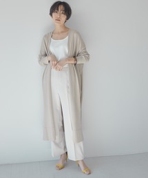 UVカット丈違いニュアンスカーディガン