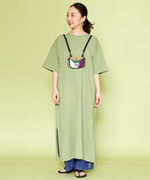 チャイハネ | 【チャイハネ】grn×Amina ポチポッチTシャツワンピース(ワンピース)