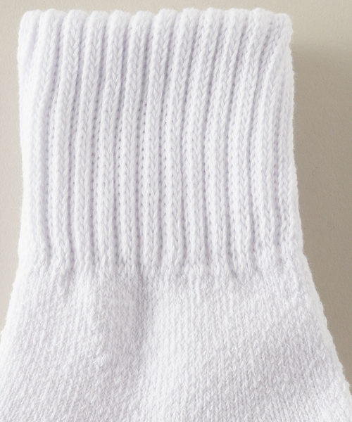 JOURNAL STANDARD J.S HOMESTEAD（ジャーナルスタンダードホームステッド）の「【j.s.homestead】SINKER RIB SOX（ソックス/靴下・メンズ・ホワイト/ブラック/アイボリー・FREE）」の5枚目の写真