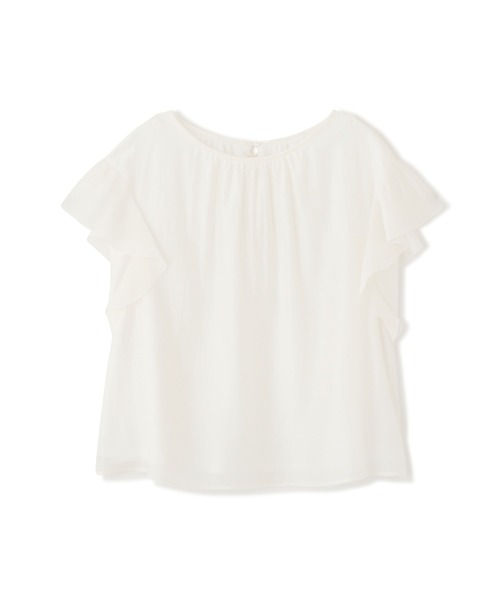 PROPORTION BODY DRESSING（プロポーションボディドレッシング）の「ダブルリボンシアーブラウス / 1212110502（シャツ/ブラウス・レディース・ピンク/グレー/ホワイト系その他・SMALL/MEDIUM）」の14枚目の写真