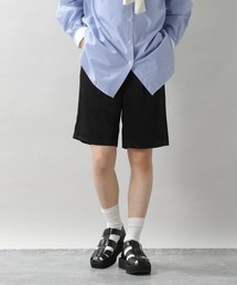 RAGEBLUE | WETサテンハーフパンツ(スラックス)