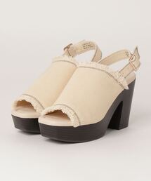 NUOVO | NUOVO ヌオーヴォ SQUARE FRG 9.5 スクエア フリンジ 9.5 NC60182 IVORY(サンダル)