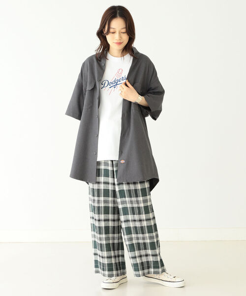 BEAMS BOY（ビームスボーイ）の「NEW ERA × BEAMS BOY / 別注 MLB Tシャツ（Tシャツ/カットソー・レディース・ネイビー/ホワイト・FREE）」の6枚目の写真