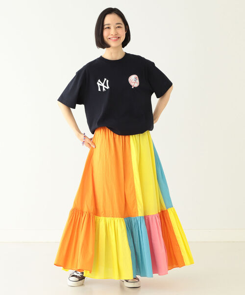 BEAMS BOY（ビームスボーイ）の「NEW ERA × BEAMS BOY / 別注 MLB Tシャツ（Tシャツ/カットソー・レディース・ネイビー/ホワイト・FREE）」の15枚目の写真