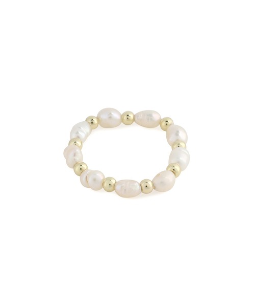 ROPE' PICNIC（ロペピクニック）の「淡水パールデザインリング（リング・レディース・キナリ/ゴールド系その他・FREE）」の4枚目の写真