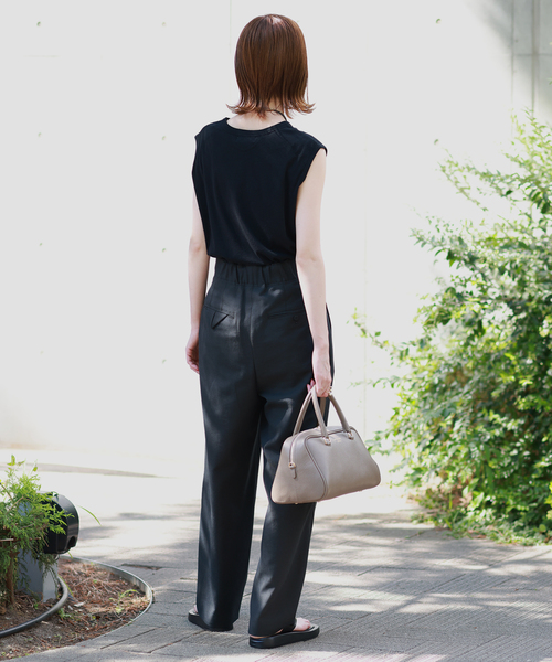 SLOBE IENA(スローブイエナ)の「ハイスピン天竺タンク(タンクトップ・レディース・ホワイト/ブラック/ブラウン/オレンジ/ブルー系その他・FREE)」の15枚目の写真