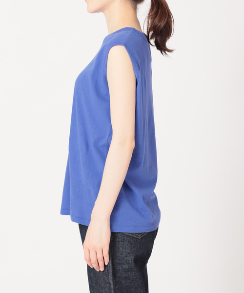 SLOBE IENA(スローブイエナ)の「ハイスピン天竺タンク(タンクトップ・レディース・ホワイト/ブラック/ブラウン/オレンジ/ブルー系その他・FREE)」の9枚目の写真