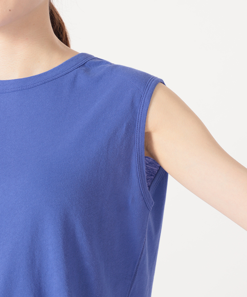 SLOBE IENA(スローブイエナ)の「ハイスピン天竺タンク(タンクトップ・レディース・ホワイト/ブラック/ブラウン/オレンジ/ブルー系その他・FREE)」の13枚目の写真