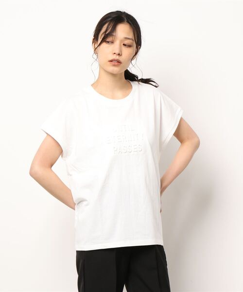 Lugnoncure（ルノンキュール）の「エンボスロゴTシャツ（Tシャツ