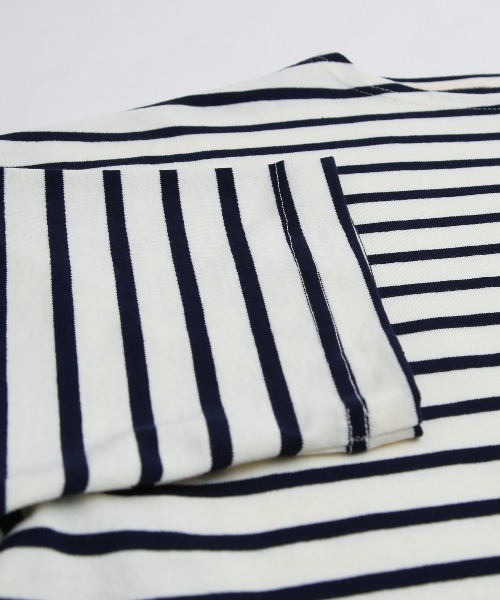 improves(インプローブス)の「USコットン ワイドシルエット 半袖バスクシャツ(Tシャツ/カットソー・メンズ・ブラック/オフホワイト/ブルー/A/B/C・MEDIUM/LARGE)」の20枚目の写真