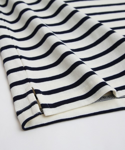 improves(インプローブス)の「USコットン ワイドシルエット 半袖バスクシャツ(Tシャツ/カットソー・メンズ・ブラック/オフホワイト/ブルー/A/B/C・MEDIUM/LARGE)」の16枚目の写真