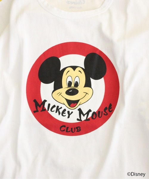 AVIREX（アヴィレックス）の「AVIREX/MICKEY MOUSE CLUB T-SHIRT/ アヴィレックス/ミッキーマウス クラブティーシャツ（Tシャツ/カットソー・レディース・ホワイト/チャコールグレー・FREE）」の11枚目の写真
