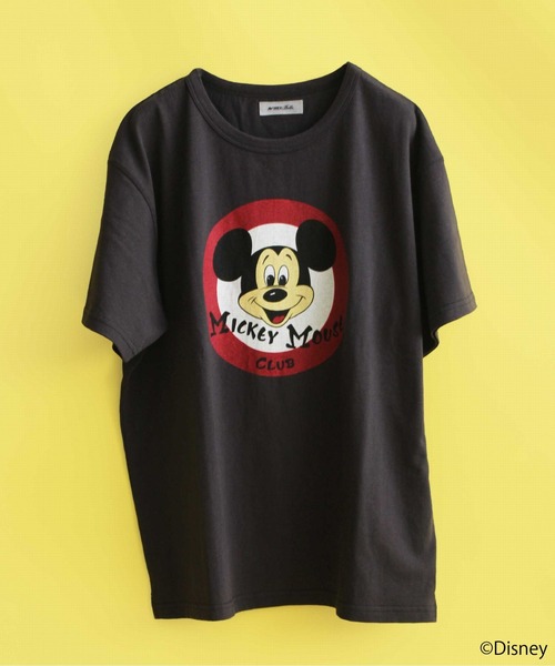 AVIREX（アヴィレックス）の「AVIREX/MICKEY MOUSE CLUB T-SHIRT/ アヴィレックス/ミッキーマウス クラブティーシャツ（Tシャツ/カットソー・レディース・ホワイト/チャコールグレー・FREE）」の22枚目の写真