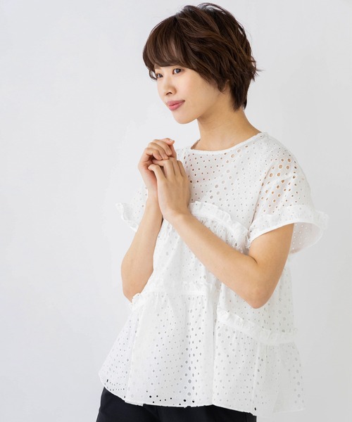 Sono（ソーノ）の「【SONO/ソーノ】ティアードフレア エンブロイダリー