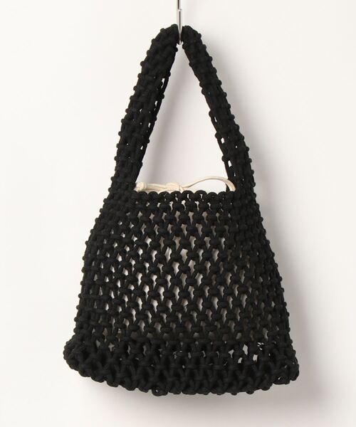 aimoha（アイモハ）の「編みハンドバッグ（ハンドバッグ・レディース・ホワイト/ブラック/ベージュ/グリーン/ブルー/イエロー/イエロー系その他2・FREE）」の14枚目の写真