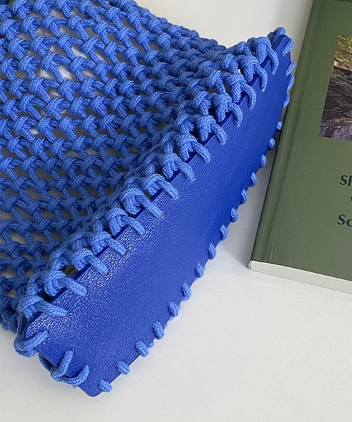 aimoha（アイモハ）の「編みハンドバッグ（ハンドバッグ・レディース・ホワイト/ブラック/ベージュ/グリーン/ブルー/イエロー/イエロー系その他2・FREE）」の19枚目の写真