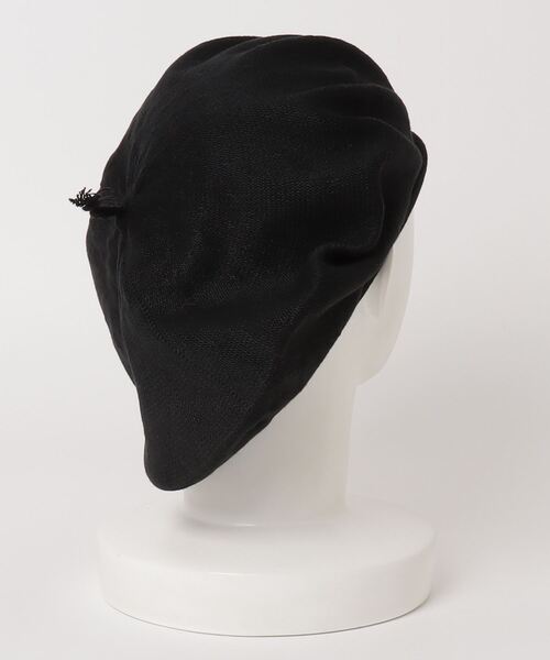 PAMPLONA ブラック ベレー帽 乱痴気（ランチキ）の「【Pamplona】Vasca beret（ハンチング/ベレー帽