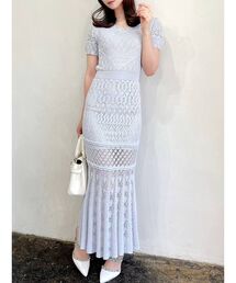 RESEXXY | クロシェニットマーメイドワンピース(ワンピース)