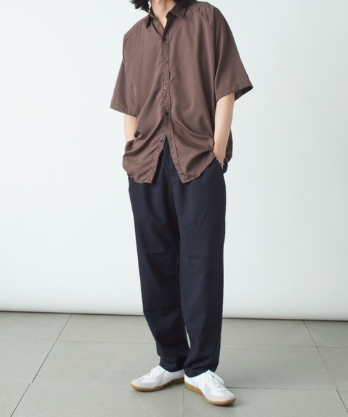 MAISON CLUB(メゾンクラブ)の「【MAISON CLUB】シンプルルーズカジュアルシャツ SCCH017 ※(シャツ/ブラウス・メンズ・ホワイト/ブラック/グレー/ブルー・FREE)」の13枚目の写真