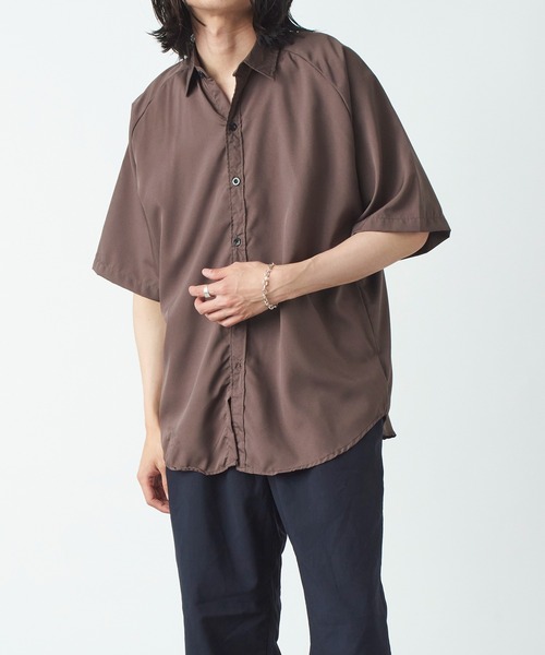 MAISON CLUB(メゾンクラブ)の「【MAISON CLUB】シンプルルーズカジュアルシャツ SCCH017 ※(シャツ/ブラウス・メンズ・ホワイト/ブラック/グレー/ブルー・FREE)」の16枚目の写真