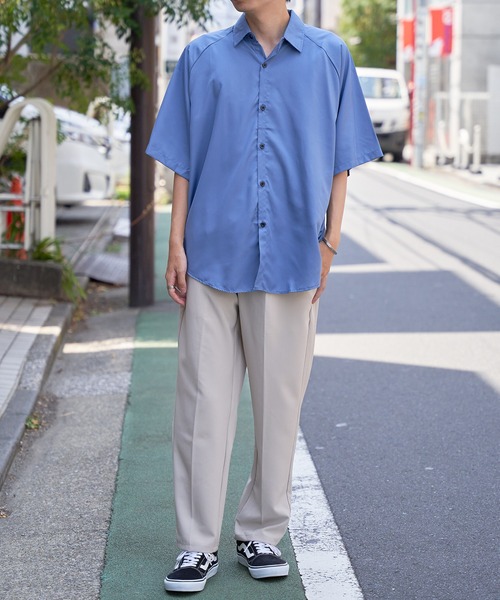 MAISON CLUB(メゾンクラブ)の「【MAISON CLUB】シンプルルーズカジュアルシャツ SCCH017 ※(シャツ/ブラウス・メンズ・ホワイト/ブラック/グレー/ブルー・FREE)」の20枚目の写真