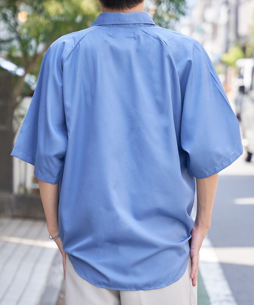 MAISON CLUB(メゾンクラブ)の「【MAISON CLUB】シンプルルーズカジュアルシャツ SCCH017 ※(シャツ/ブラウス・メンズ・ホワイト/ブラック/グレー/ブルー・FREE)」の22枚目の写真