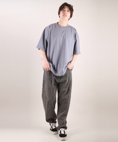 WESTSEA(ウエストシー)の「ヘビーウェイト ビッグシルエットTシャツ/ヘビーウェイトTシャツ(Tシャツ/カットソー・メンズ・ダークグリーン/ホワイト/ブルー/ブラック/スミクロ・L/M/XL)」の20枚目の写真