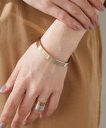 ear PAPILLONNER | ハーフカラー細バングル(バングル/リストバンド)